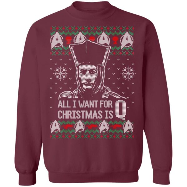redirect09262021100933 1 1 600x600px All I Want For Christmas is Q Star Trek Sweatshirt
