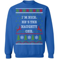 redirect10112021101046 8 247x247px I'm Nice He's The Naughty One Couples Christmas Sweatshirt
