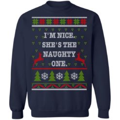 redirect10112021101058 6 247x247px I'm Nice She's The Naughty One Couples Christmas Sweatshirt