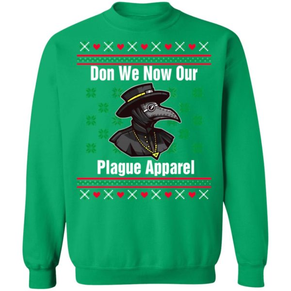 redirect10112021121017 10 600x600px Plague Doctor Don We Now Our Plague Apparel Christmas Sweatshirt