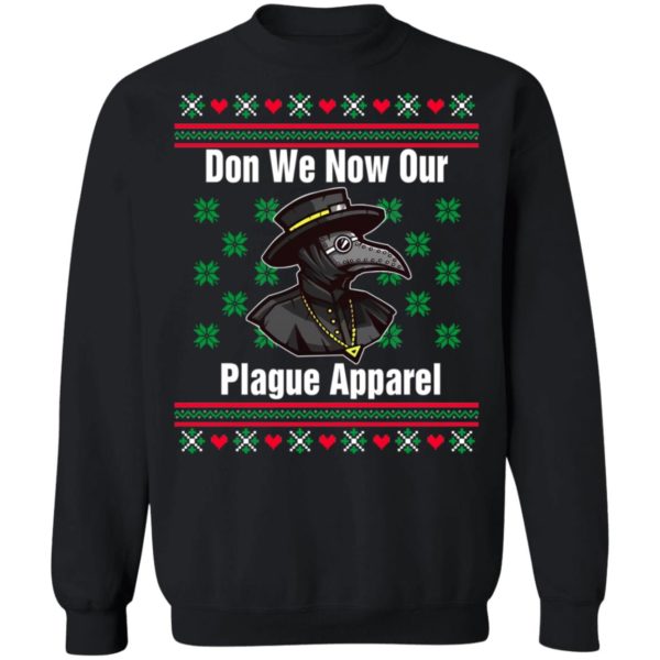 redirect10112021121017 4 600x600px Plague Doctor Don We Now Our Plague Apparel Christmas Sweatshirt
