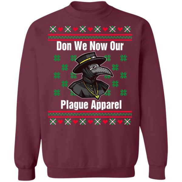 redirect10112021121017 5 600x600px Plague Doctor Don We Now Our Plague Apparel Christmas Sweatshirt