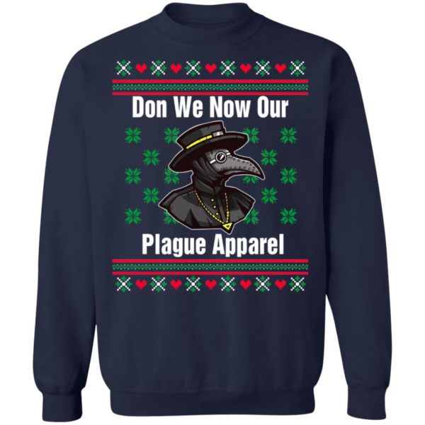 redirect10112021121017 6 600x600px Plague Doctor Don We Now Our Plague Apparel Christmas Sweatshirt