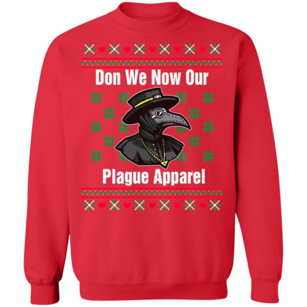 redirect10112021121017 7 600x600px Plague Doctor Don We Now Our Plague Apparel Christmas Sweatshirt
