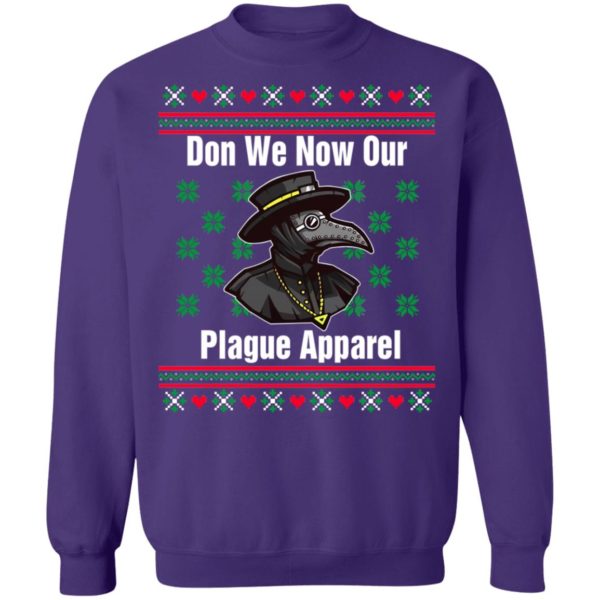 redirect10112021121017 9 600x600px Plague Doctor Don We Now Our Plague Apparel Christmas Sweatshirt