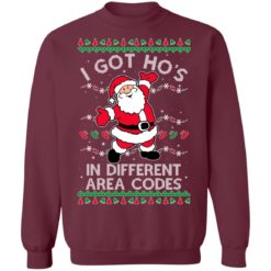 redirect10252021131007 3 247x247px I Got Ho's In Different Area Codes Christmas Shirt