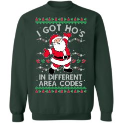 redirect10252021131007 4 247x247px I Got Ho's In Different Area Codes Christmas Shirt