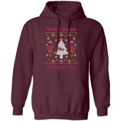 redirect10252021131008 1 247x247px Flocking Around The Christmas Tree Flamingo Ugly Christmas Sweater Sweatshirt