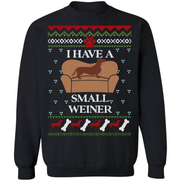 redirect10252021131009 2 600x600px I Have A Small Weiner Dachshund & Chair Christmas Shirt