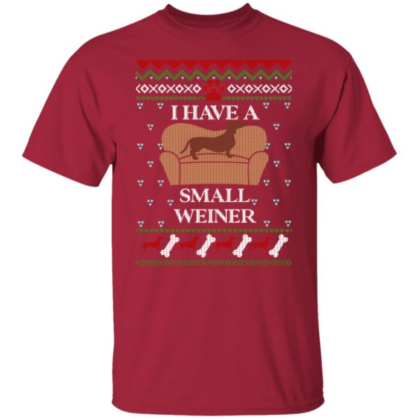 redirect10252021131017 8 600x600px I Have A Small Weiner Dachshund Christmas Shirt