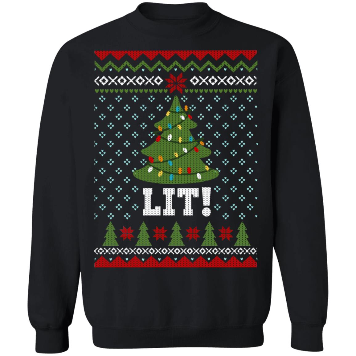 Lit Christmas Tree Sweatshirt