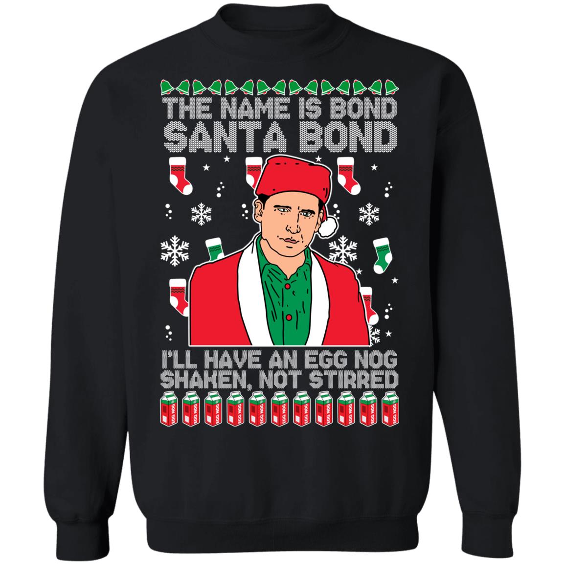 Christmas Sweater Michael Scott Santa Bond Sweatshirt