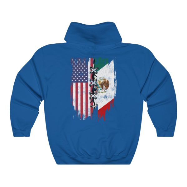 33395 600x600px Mexican And American Flag Hooded Sweatshirt