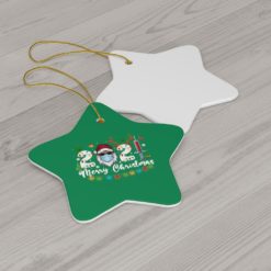 68983 10 247x247px Family 2021 Merry Christmas Ceramic Ornaments