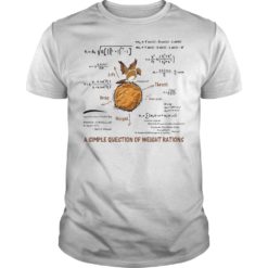 A Simple Question Of Weight Ratios Funny Math Shirt
