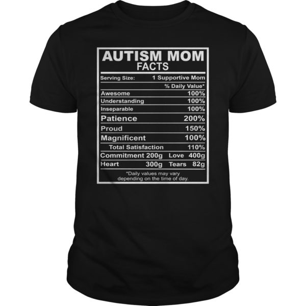 Autism Mom Facts T - Shirt