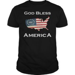Betsy Ross Flag God Bless America Shirt