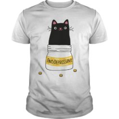 Black Cat Antidepressant T-Shirt