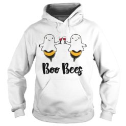 Boo Bees Drink Wine Halloween Shirt Hoodies