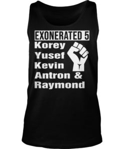 Central Park 5, Exonerated Five Tank Top