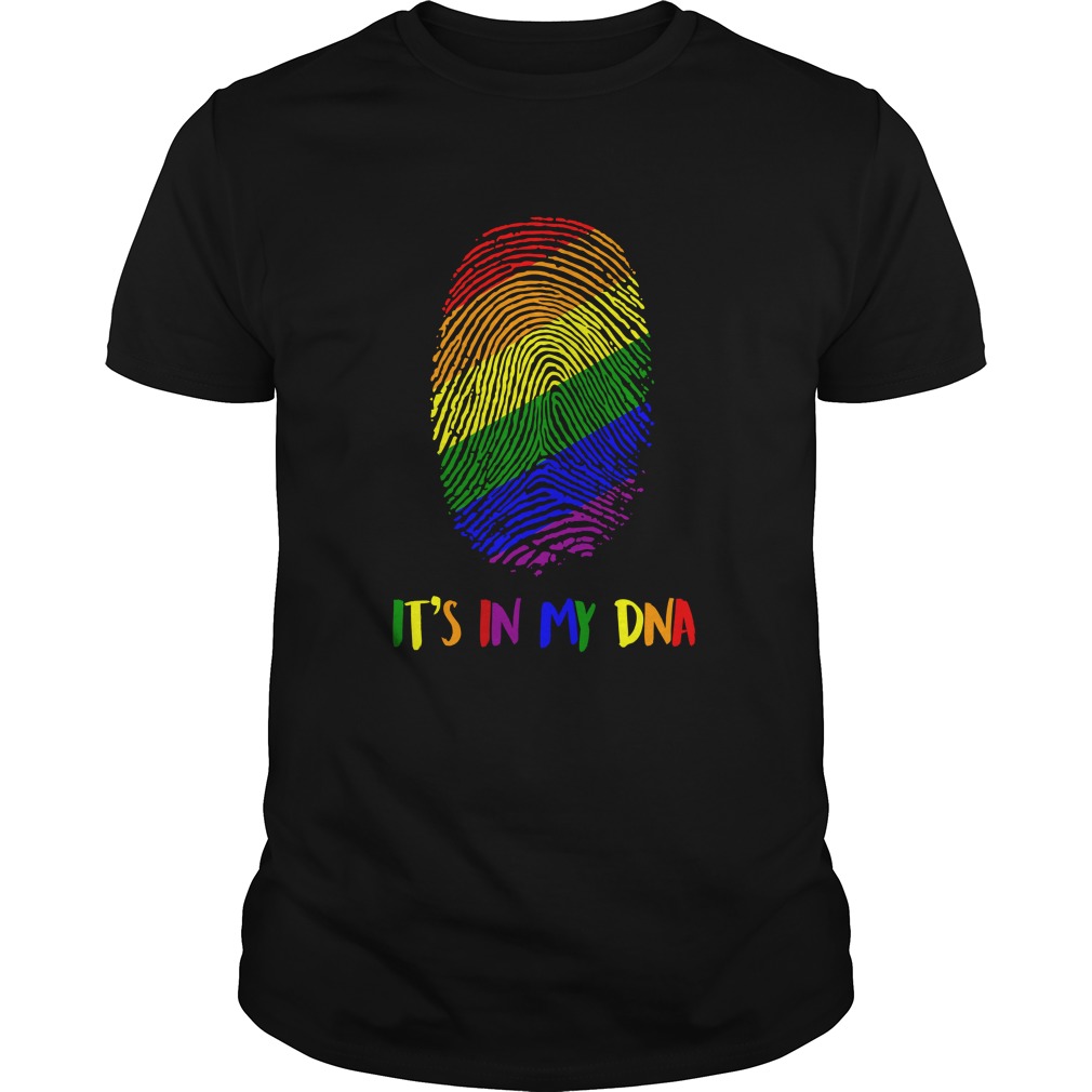 DNA Fingerprint LGBT Rainbow T - Shirt