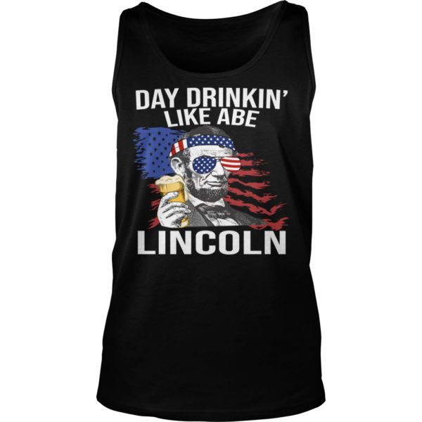 Day Drinking Like Abe Lincoln Tank Top