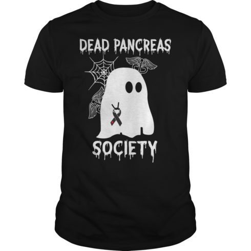 Dead Pancreas Society Ghost Halloween Shirt