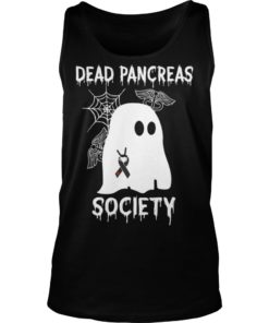 Dead Pancreas Society Ghost Halloween Shirt Tank Top