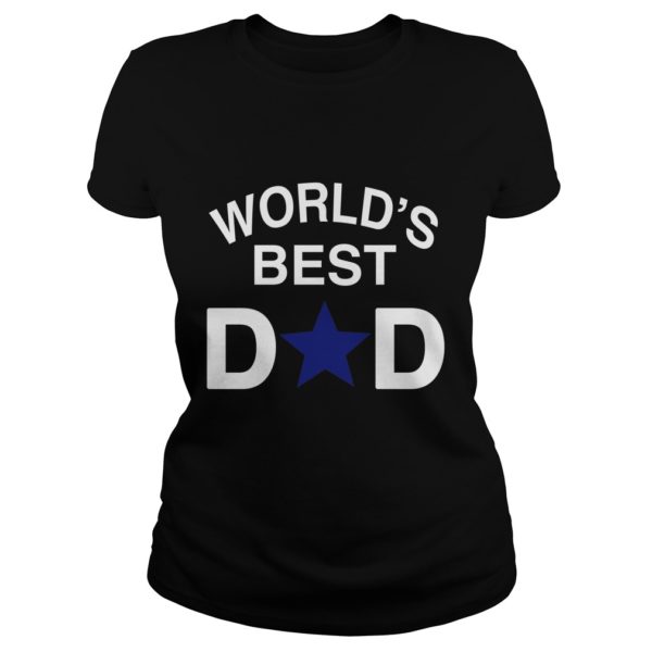 Father's Day World's Best Dad Dallas CowBoy Ladies