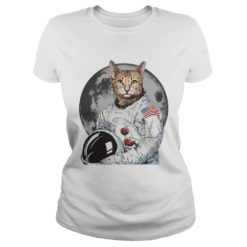 Funny Space Cat Astronaut Ladies