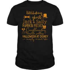 Hitchhiking Ghosts Jack & Sally Pumpkin Mickey
