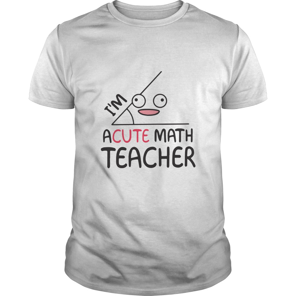 I'm A Cute Math Teacher T - Shirt