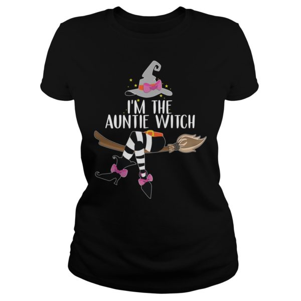 I’m The Auntie Witch Halloween Shirt Ladies