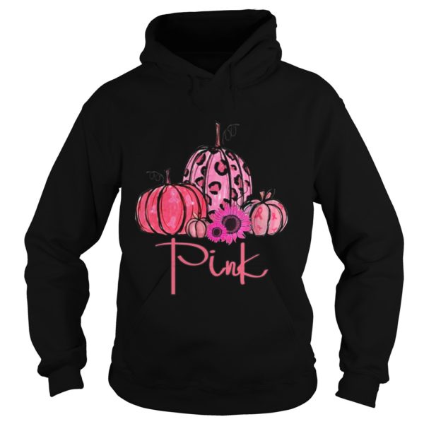 In October We Wear Pink Pumpkin Breast Cancer Halloween Shirt Hoodies