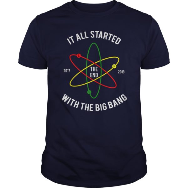 It All Started With The Big Bang Science T- Shirt