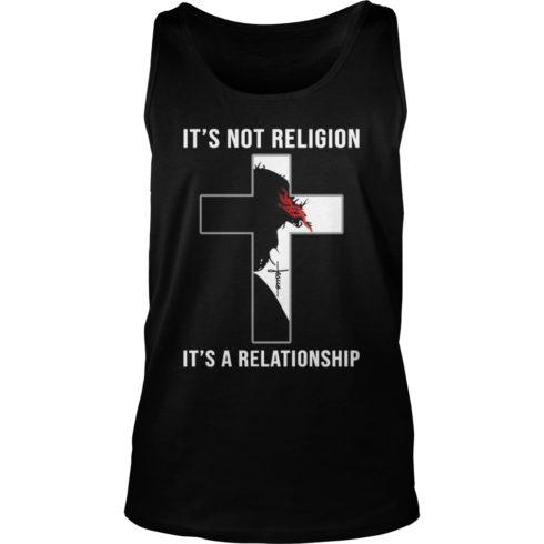 It's Not Religion It's A Relationship Jesus Christian Tank Top