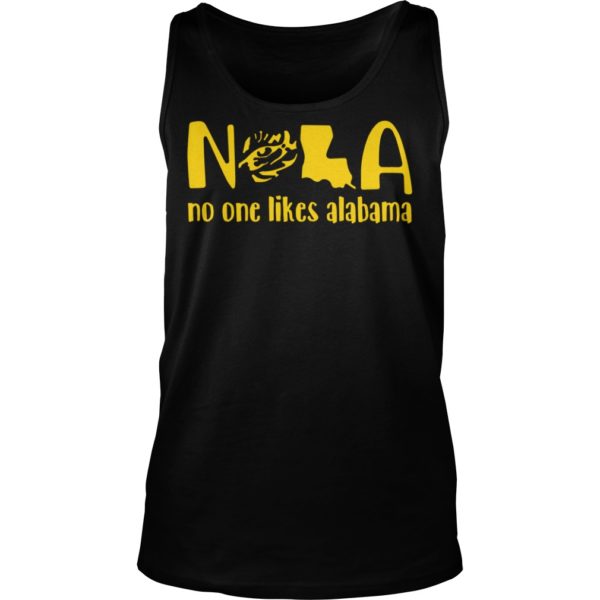 LSU Tigers NOLA No One Likes Alabama Shirt Tank Top