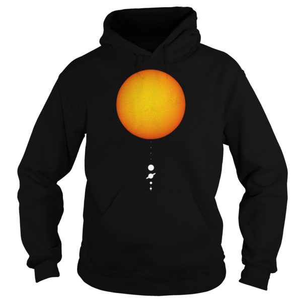 Minimal Solar System Shirt Hoodies