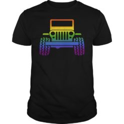 Rainbow Pride Jeeps LGBT T - Shirt
