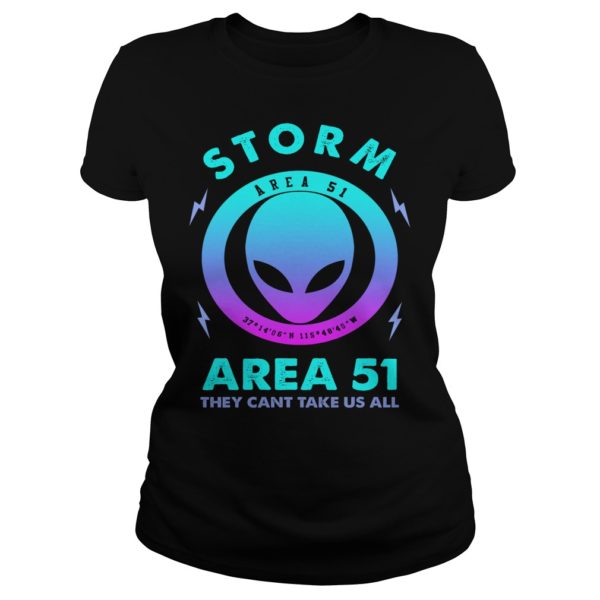 Storm Area 51 Funny Alien Shirt Ladies