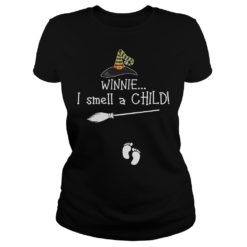 Winnie I Smell A Child Pregnancy Halloween Shirt Ladies