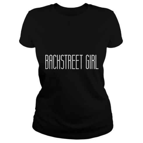 Womens We All Love Backstreet Back Great Boys Fans Tshirt Ladies
