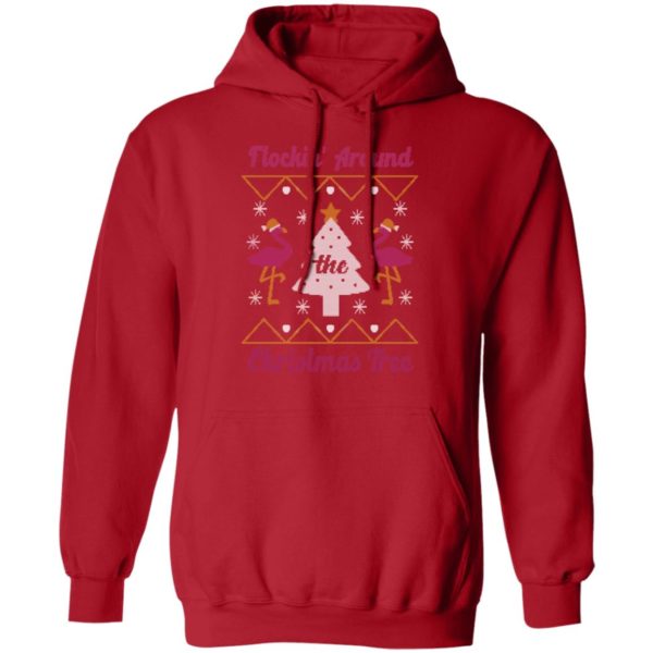 redirect11062021231137 2 600x600px Flocking Around Flamingo Christmas Tree Christmas Sweatshirt
