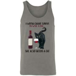 redirect11072021001131 3 247x247px A Woman Cannot Survive On Wine Alone She Needs A Cat Shirt
