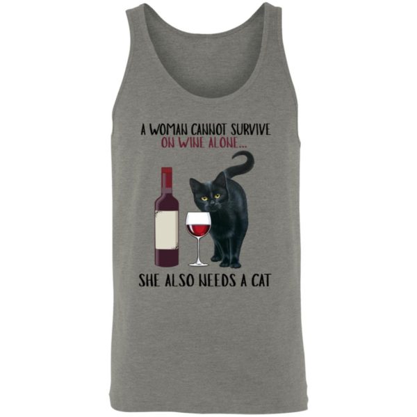 redirect11072021001131 3 600x600px A Woman Cannot Survive On Wine Alone She Needs A Cat Shirt