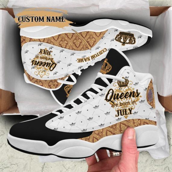 160701f3f1f4c9 XaM4bpoM 7.2 1 3 768x768 570x570 1px Gift For July Queens Birthday Air Jordan 13 Personalized Name Shoes