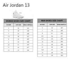 Air Jordan 13 Size Chart 3 247x247px Personalized Name Pittsburgh Steelers Air Jordan 13 Custom