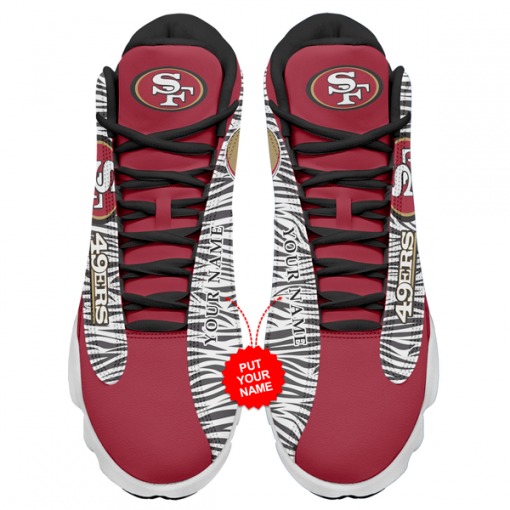 JXA2F280221 603b79c48da452F1614510769977 36071 large 510x510 1px Gift For Fan NFL San Francisco 49Ers Air Jordan 13 Personalized Shoes