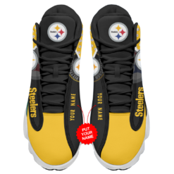 PITTSBURGH STEELERS 1 JD13 new 247x247px Pittsburgh Steelers Air Jordan 13 Shoes Personalized Name