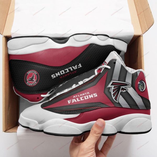 Atlanta Falcons Air Jordan 13 Shoes - Men's Air Jordan 13 - Black